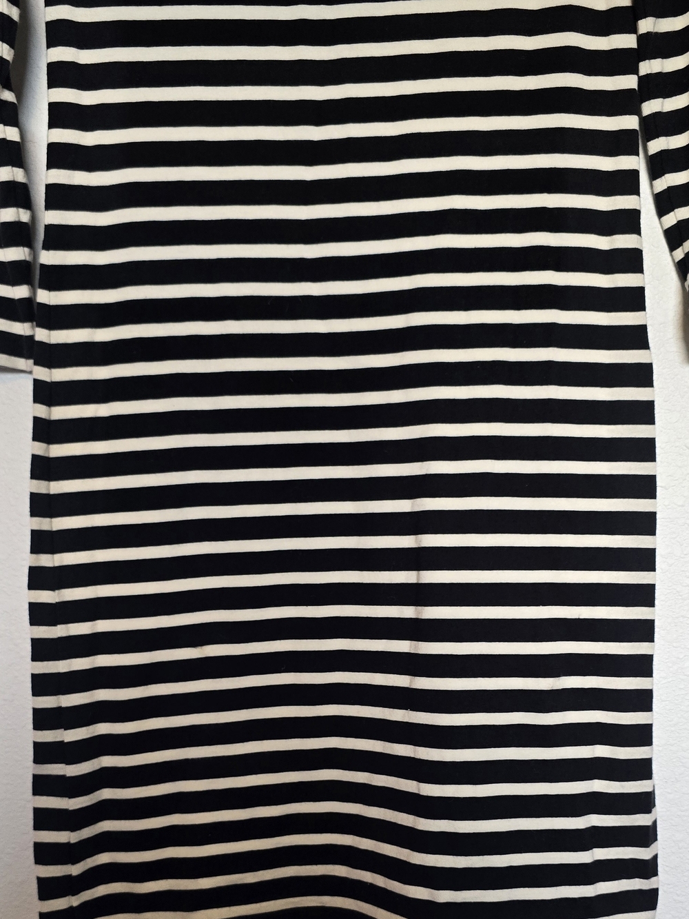 Theory Black and White Striped Boatneck Dress Sz Petite - Picture 7 of 7